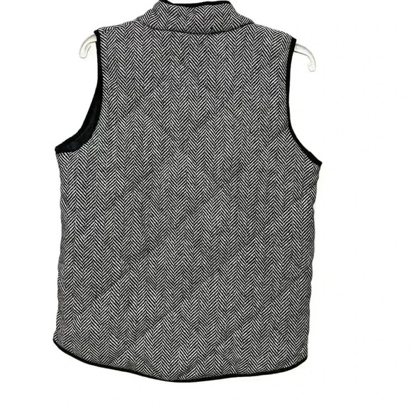 Merokeety classic herringbone Quilted Puffer Vest Sleeveless jacket vest-size S - Picture 3 of 11